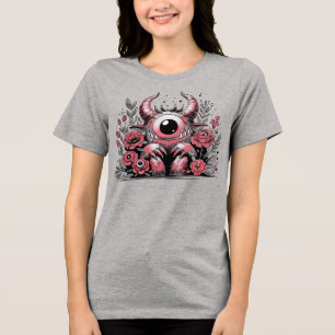 Spring Flower Monster Tri-Blend Shirt