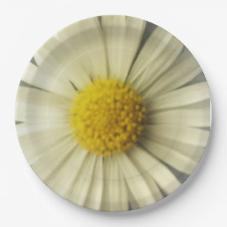 Spring flower paper plate