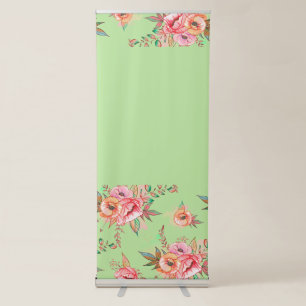 spring Flower Retractable Banner