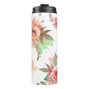 spring Flower Thermal Tumbler