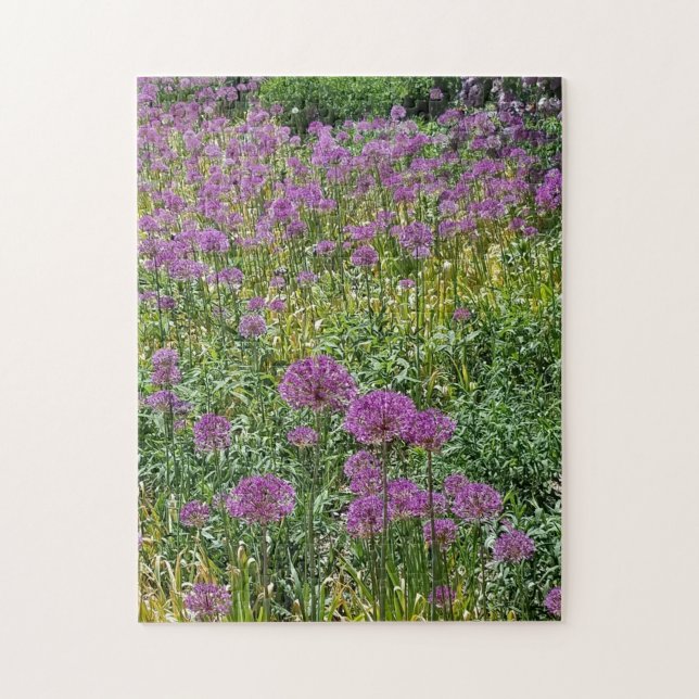 Spring Flowers Alliums Jigsaw Puzzle (Vertical)