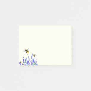 Spring Flowers and Bees Post it Notes
