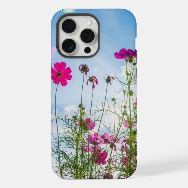 spring flowers and butterfly iPhone case (Back)