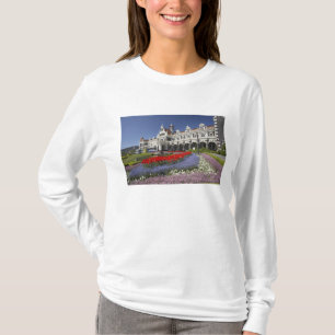 Spring Flowers and Historic Railway Station, T-Shirt