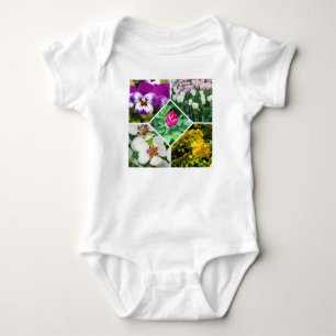 Spring Flowers Baby Bodysuit