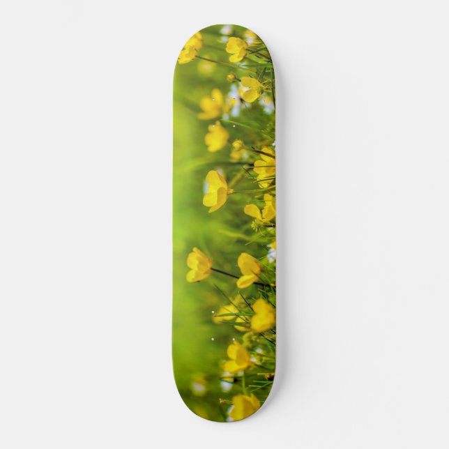 Spring Flowers Background-31653 Skateboard (Front)