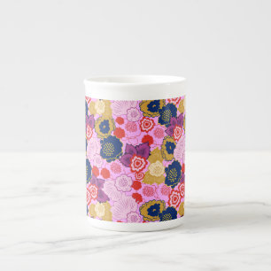 Spring Flowers Bone China Mug