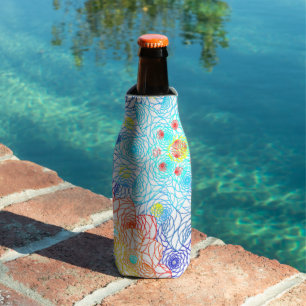 Spring Flowers Bottle Cooler