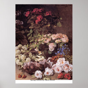 Spring Flowers by Claude Monet Poster