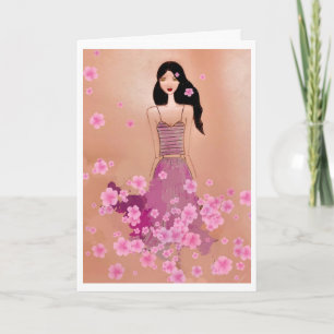 Spring flowers card