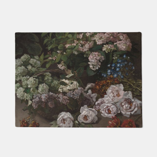 Spring Flowers - Claude Monet Doormat (Front)
