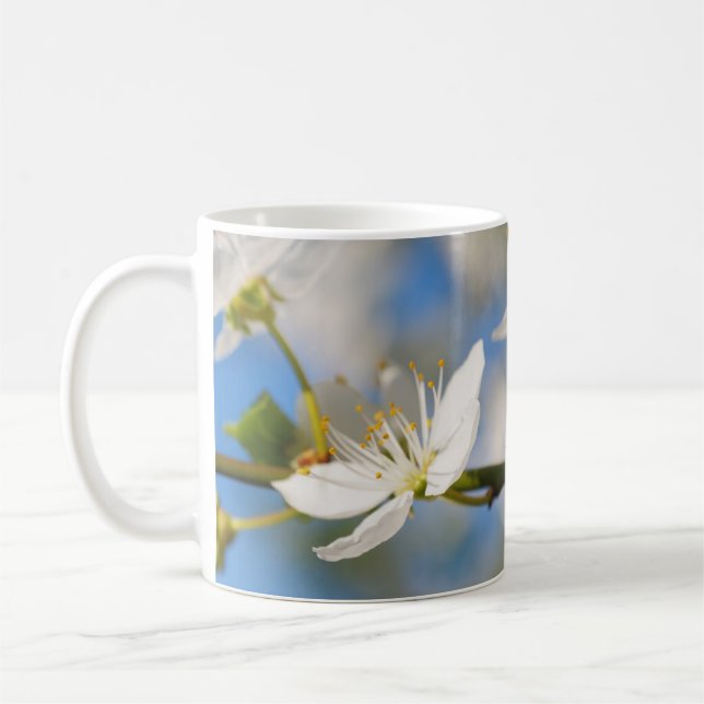 spring flowers coffee mug (Left)