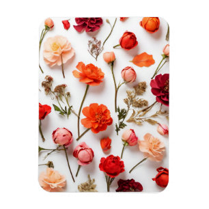 Spring flowers collection magnet
