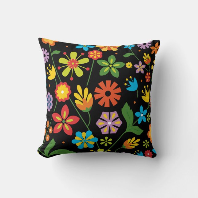 Spring Flowers Cushion (Front)