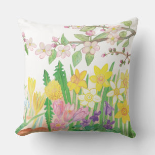 Spring Flowers Cushion