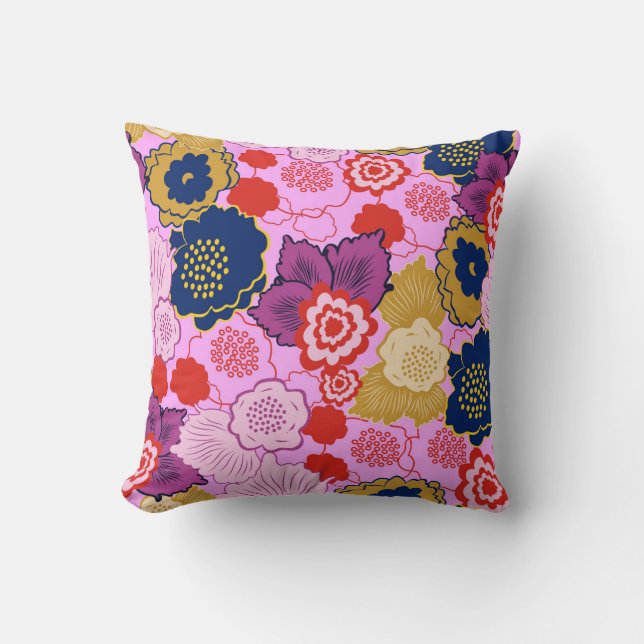 Spring Flowers Cushion (Front)