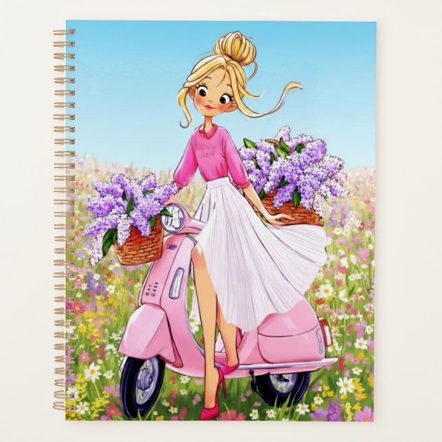 Spring Flowers Design Planner (Front)