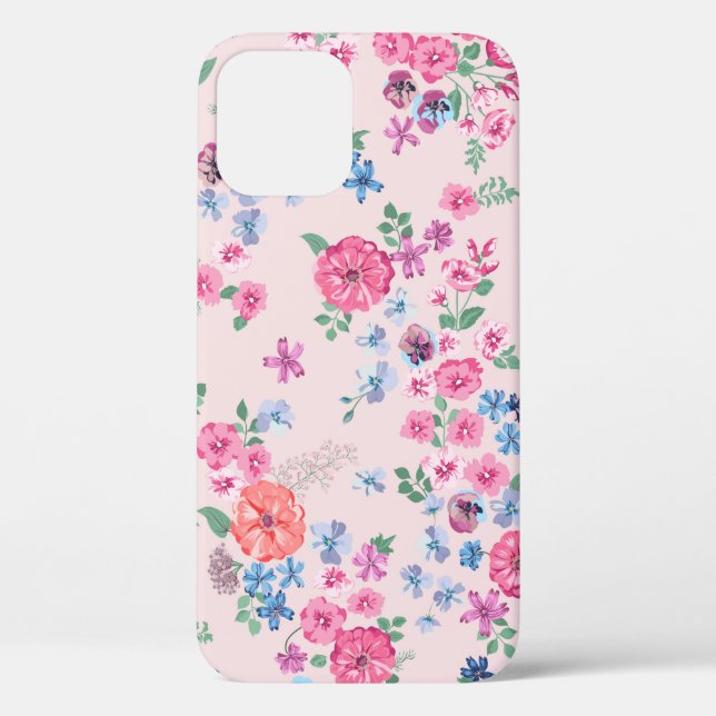 Spring flowers design. Seamless floral pattern. Pl Case-Mate iPhone Case (Back)