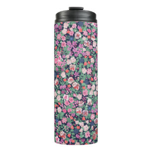 Spring flowers design. Seamless floral pattern. Pl Thermal Tumbler