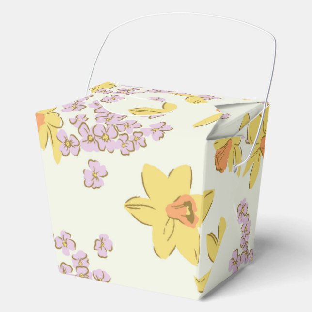 spring flowers favour box (Front)