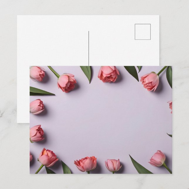 Spring flowers for Valentines day Postcard (Front/Back)