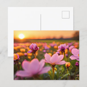 Spring flowers for Valentines day Postcard