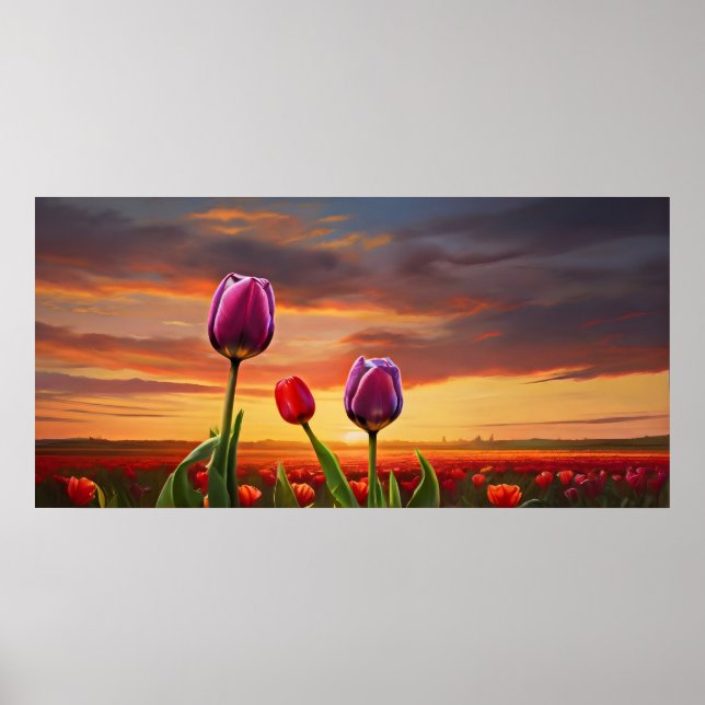 Spring flowers for Valentines day Poster (Front)