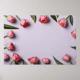 Spring flowers for Valentines day Poster