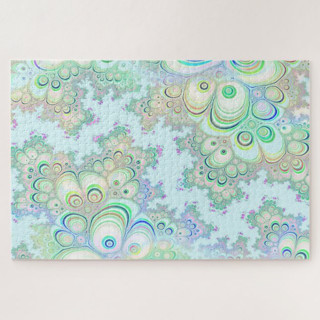 spring flowers fractal puzzle (Horizontal)