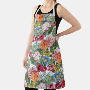 Spring Flowers Garden Apron