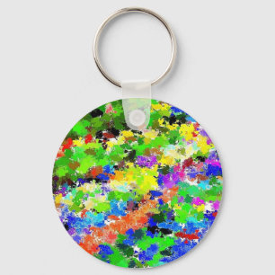 Spring Flowers Key Ring
