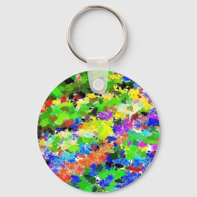 Spring Flowers Key Ring (Front)