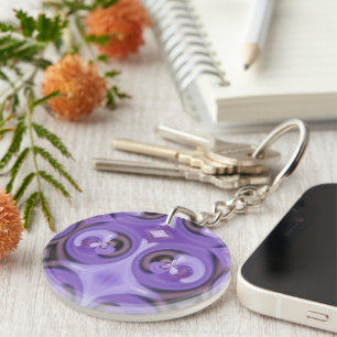 Spring Flowers Key Ring