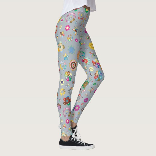 Spring Flowers Leggings (Right)