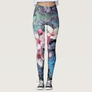 Spring flowers leggings