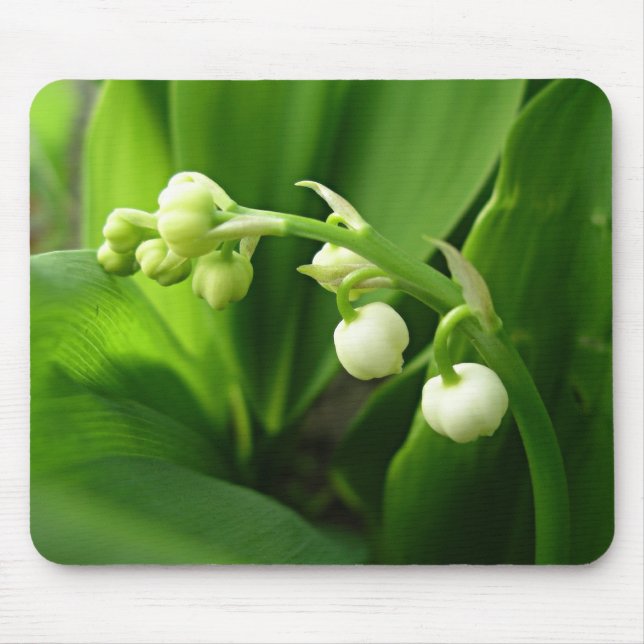 spring flowers - lily of the valley mouse mat (Front)