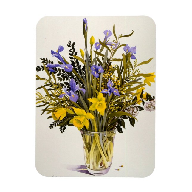 Spring Flowers Magnet (Vertical)