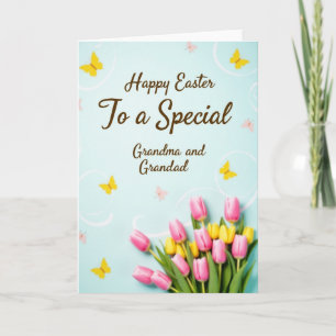 Spring Flowers Message Card