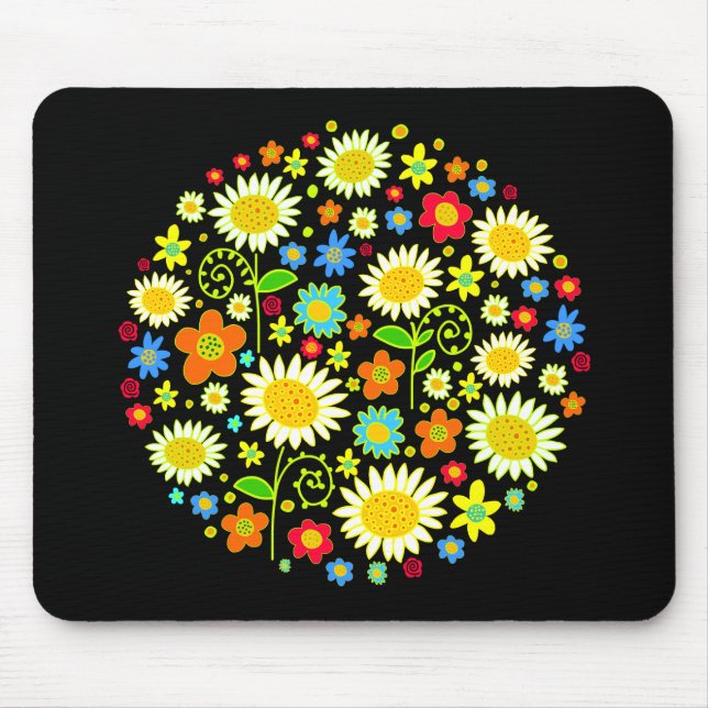 Spring Flowers Mouse Mat (Front)