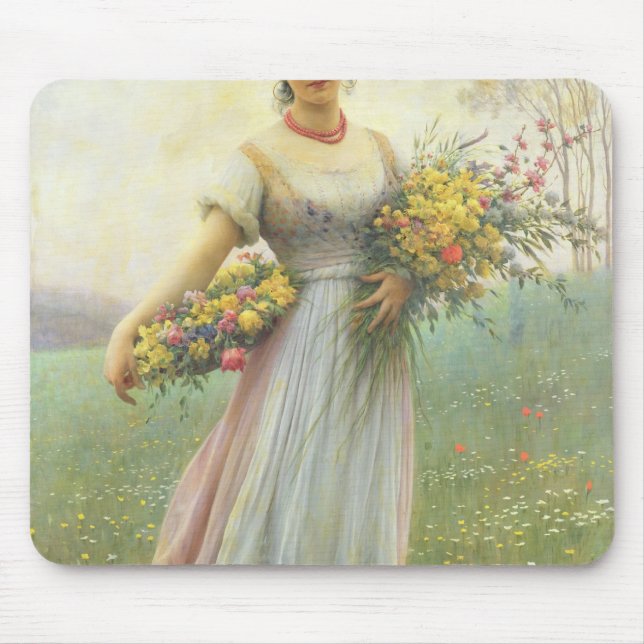 Spring Flowers Mouse Mat (Front)