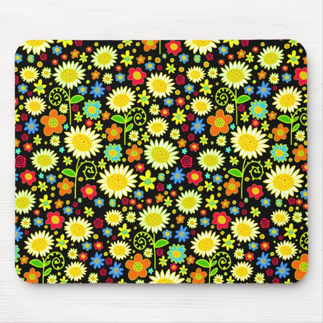Spring Flowers Mouse Mat (Front)