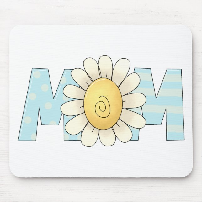 Spring Flowers Mum Mouse Mat (Front)