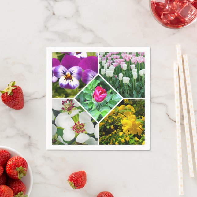 Spring Flowers Napkin (Insitu)