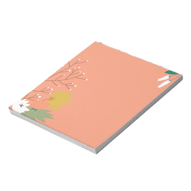 Spring Flowers Notepad (Rotated)