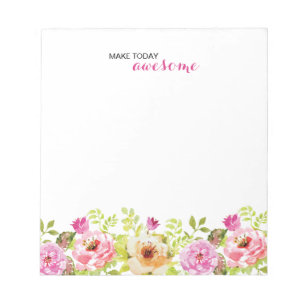Spring Flowers Notepad