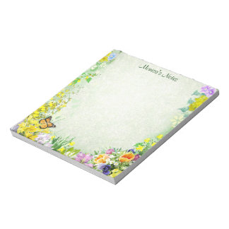Spring Flowers Notepad