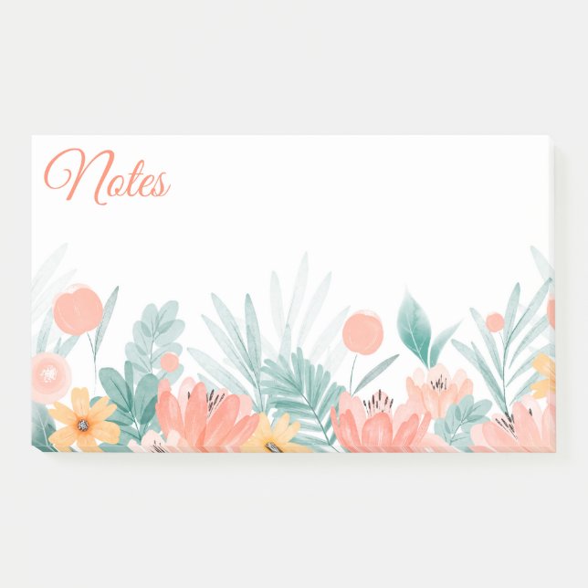 Spring Flowers Notes (Front)