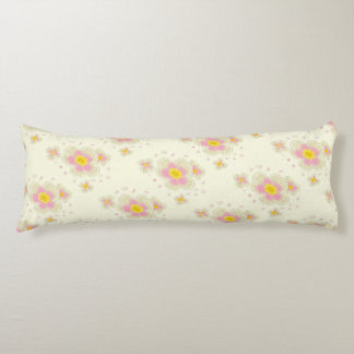 Spring Flowers (pink/yellow) Body Cushion