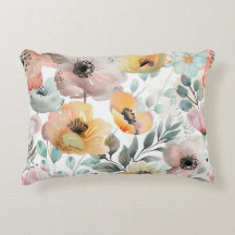 Spring Flowers Poppy Wildflower Watercolor