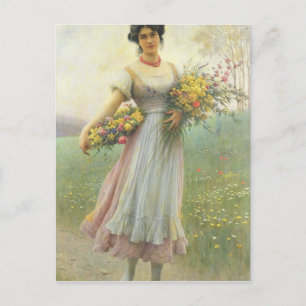 Spring Flowers Postcard